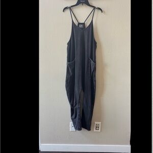 Free People FP Movement Hot Shot Onesie grey jumpsuit size XS